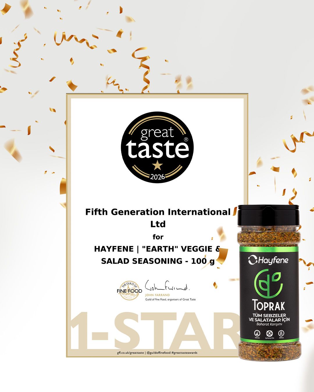 Hayfene, Great Taste Awards 2026'dan iki ödül aldı